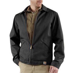 Carhartt Twill Work Jacket - Quilt Lined -- Large